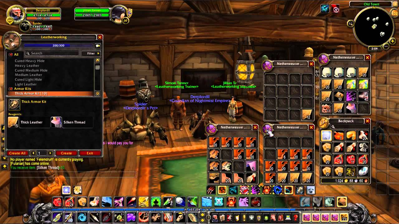 WoW Classic Leatherworking Guide 1-300 - Warcraft Tavern